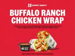 New Buffalo Ranch Chicken Wrap at Jimmy John’s